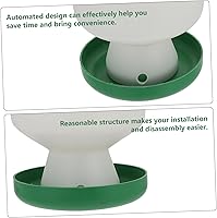 Vista 4 de Chinchilla - Plato de comida 2 piezas, bebedor de palomas, taza de alimentación de pájaros, bebederos de codorniz, comedero para pájaros pequeños