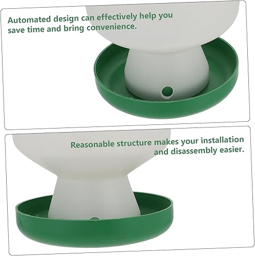 Miniatura 4 de Chinchilla - Plato de comida 2 piezas, bebedor de palomas, taza de alimentación de pájaros, bebederos de codorniz, comedero para pájaros pequeños,