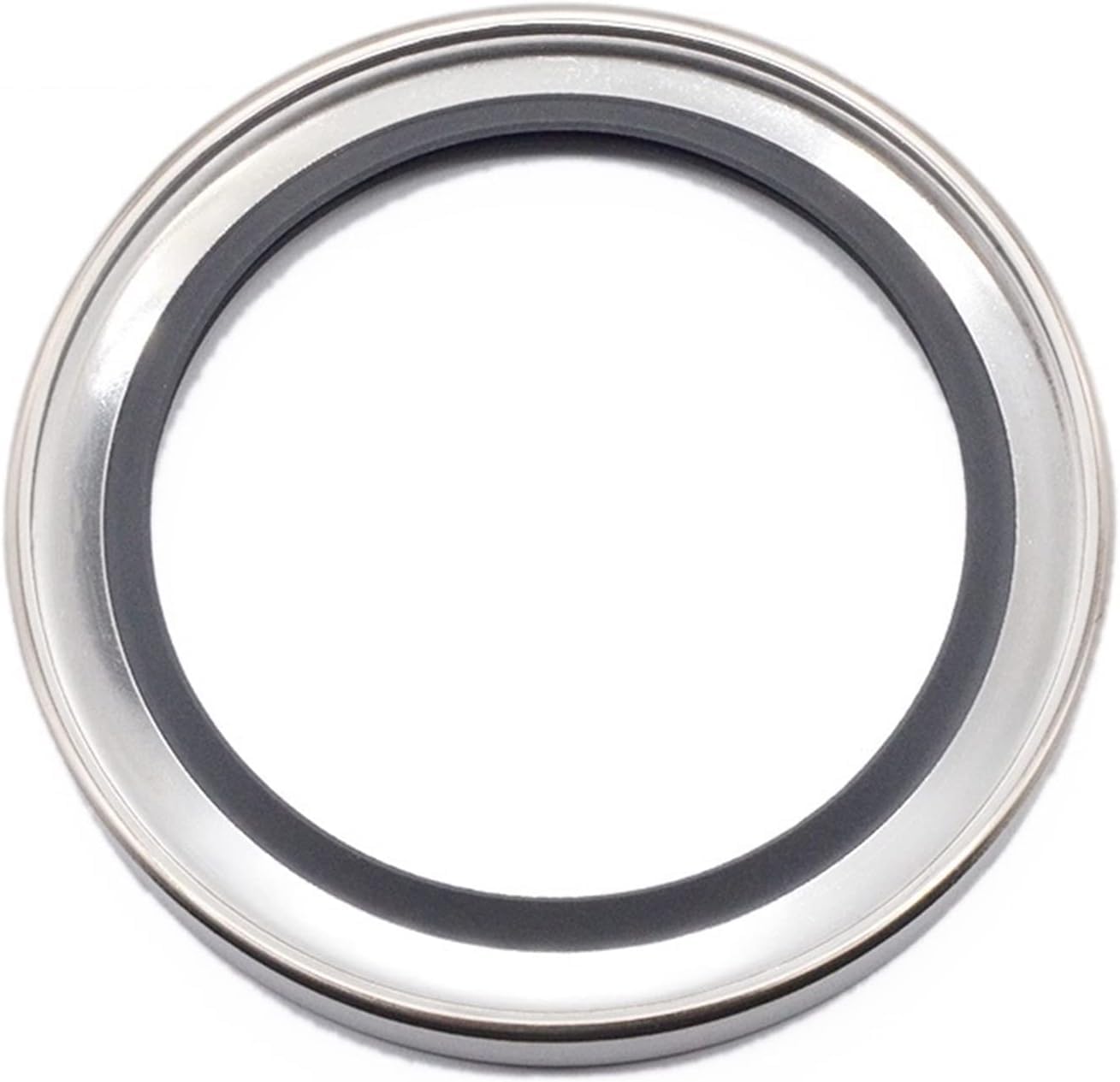 Air Compressor Oil Seal, Stainless Steel PTFE Lip Oil Seal 80x100x10mm Single Dual Screw Air Compressor Spare(80x100x10 Cdlbdbk)