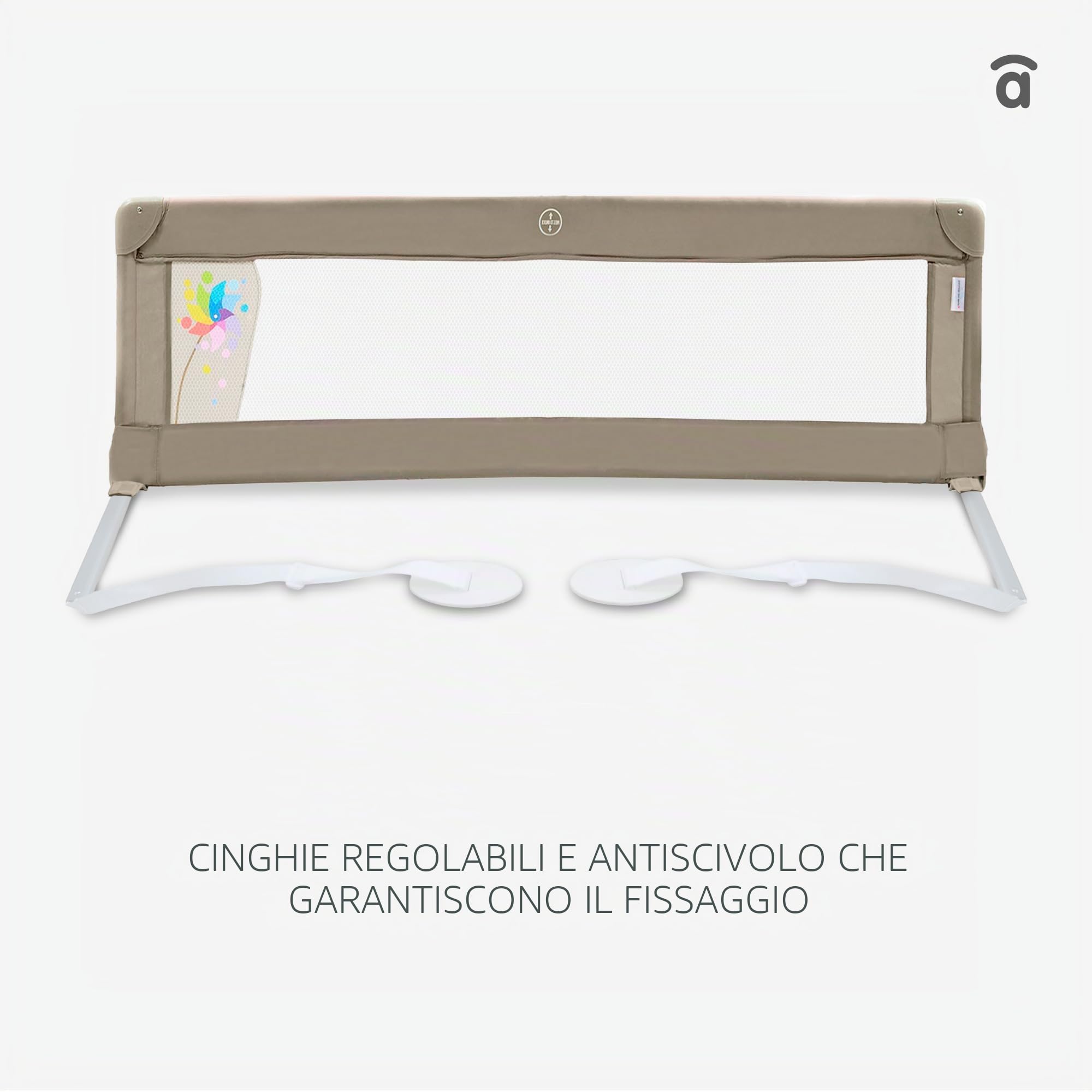 Asalvo 151505 Sponda del Letto, Bianco, 150 X 43.5 cm