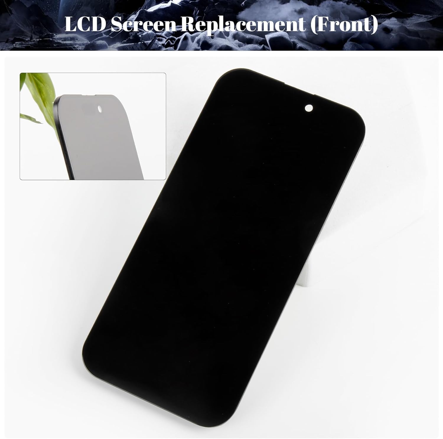 Incell for iPhone 16 Pro Screen Replacemet for iPhone 16 Pro A3293 LCD Display for iPhone 16 Pro A3083 A3292 A3294 Touch Screen Digitizer Display Assembly Repair Kits Without Frame(Black) 6.3''