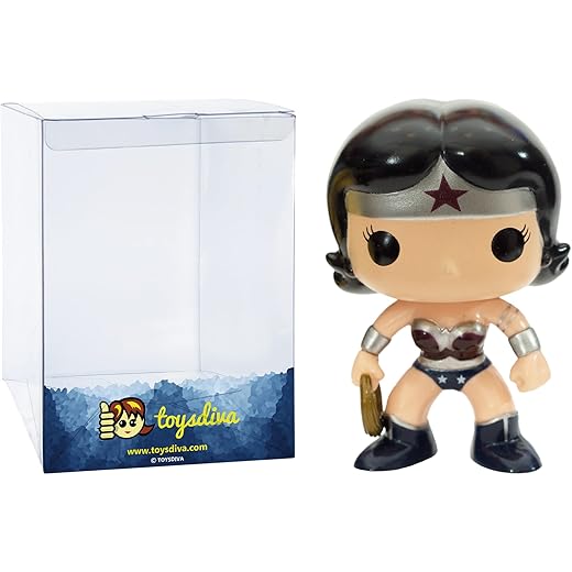 Wonder W O M A N [New 52] (Px Exc): P O P ! Heroes Vinyl Figurine Bundle With 1 Compatible 'Toysdiva' Graphic Protector (008-03029 - B)
