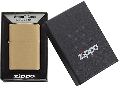 Vista 36 de Zippo Encendedor - Grabado de mensaje personalizado en latón Zippo encendedor (cepillo sólido 204)
