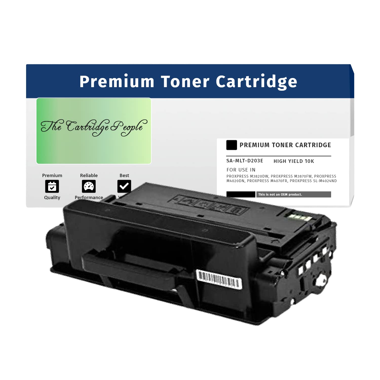 The Cartridge People New Compatible 203E,MLT-D203E, Hi-Yield Black Toner, 10,000 Pages, PROXPRESS M3820DW, PROXPRESS M3870FW, PROXPRESS M4020DN,