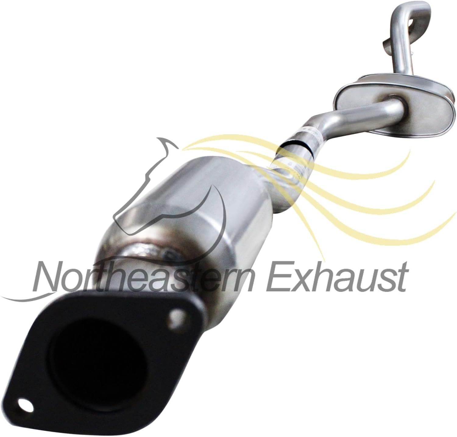 Northeastern Exhaust | Stainless Steel Resonator Pipe Assembly Exhaust Kit Compatible for Ford Escape 2013-2019 2.0l, 2.5L | Free Gasket and Sleeves Included