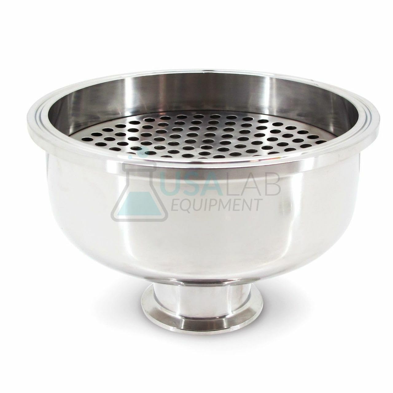 Hemispherical Filter Plate Reducer- Tri Clamp 6" to 2" - SS304 - USAlab