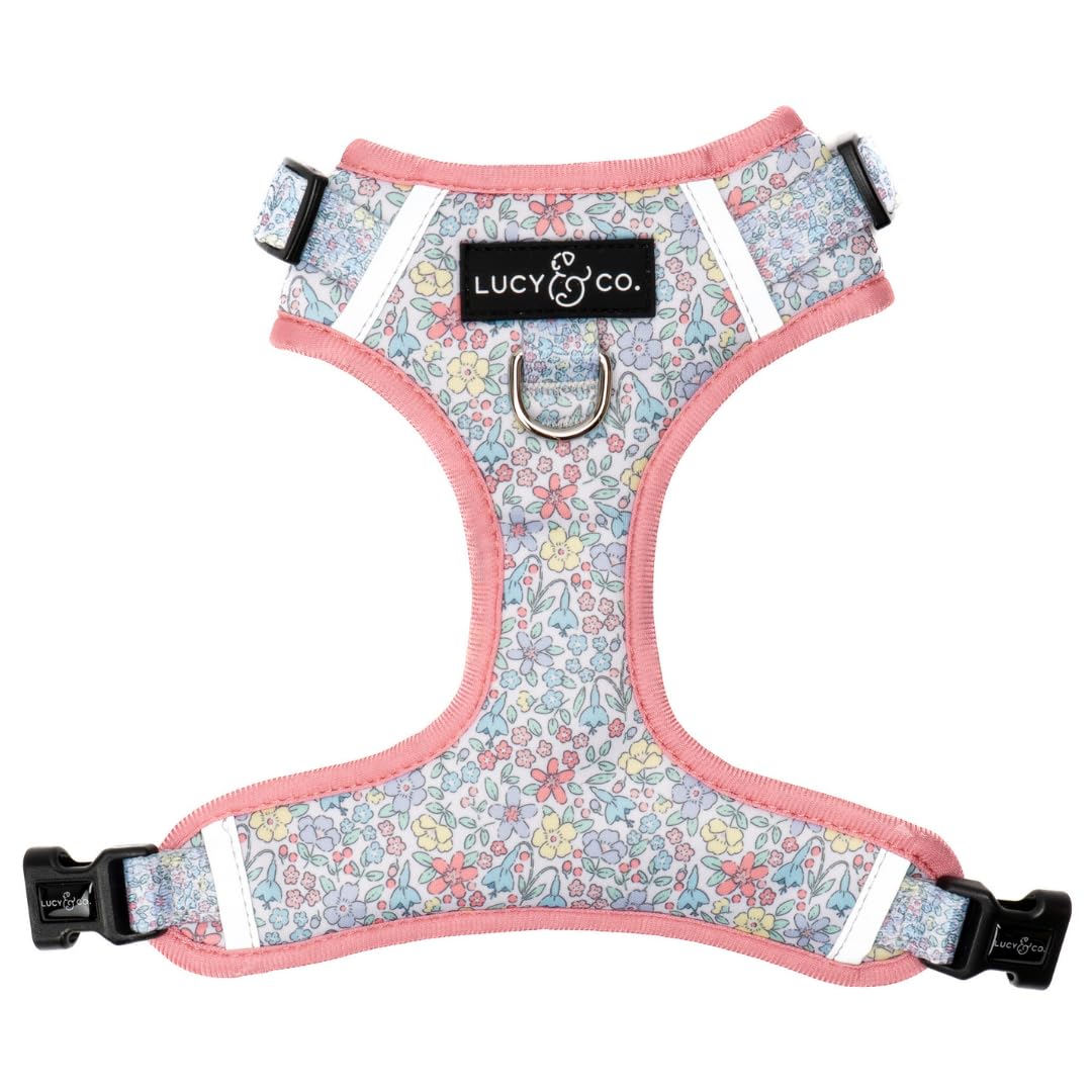 Lucy & Co. Ditsy Daydream No-Pull Dog Harness, Adjustable Front Clip Harness with Comfort Padding, X-Large — image 1