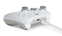 Vista 5 de PowerA Wired Controller for Nintendo Switch - White, Gamepad, Wired Video Game Controller, Gaming Controller - Nintendo Switch