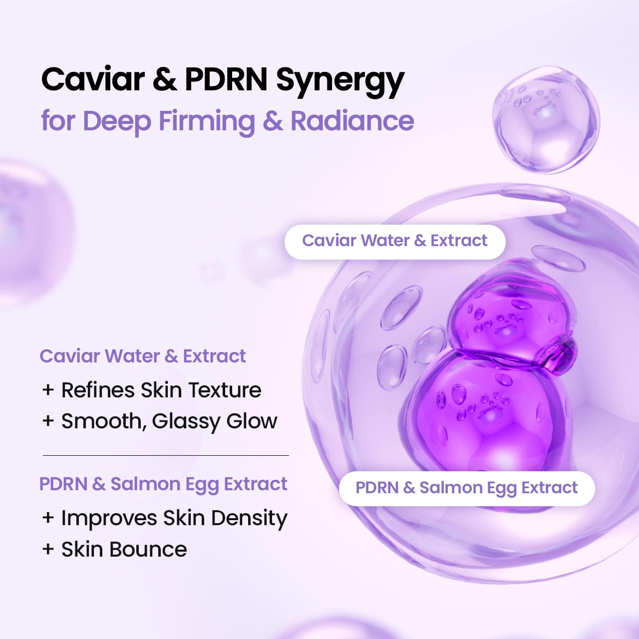 BIODANCE Rejuvenating Caviar PDRN Real Deep Mask, Overnight Hydrogel Face Mask, Skin Firming, Radiance, Enhancing Skin Recovery, Korean Skin Care, Self Care Gifts for Women | 1.19oz(34g) x 4ea view 4