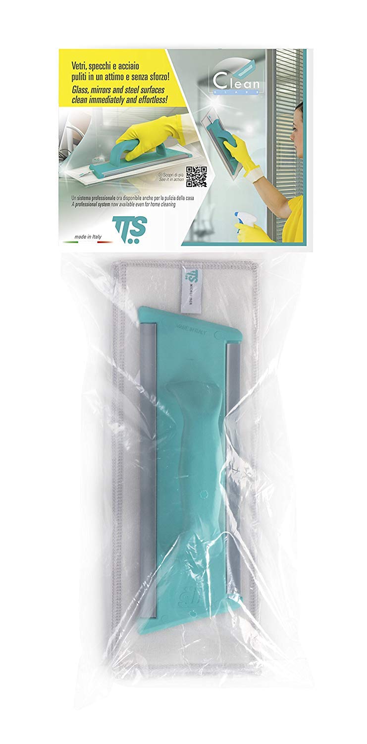 Limpieza Cristales - Kit Clean Glass Basic - (5 Mopas + 1 Soporte Adherente 30cm) Pack Ahorro (6)
