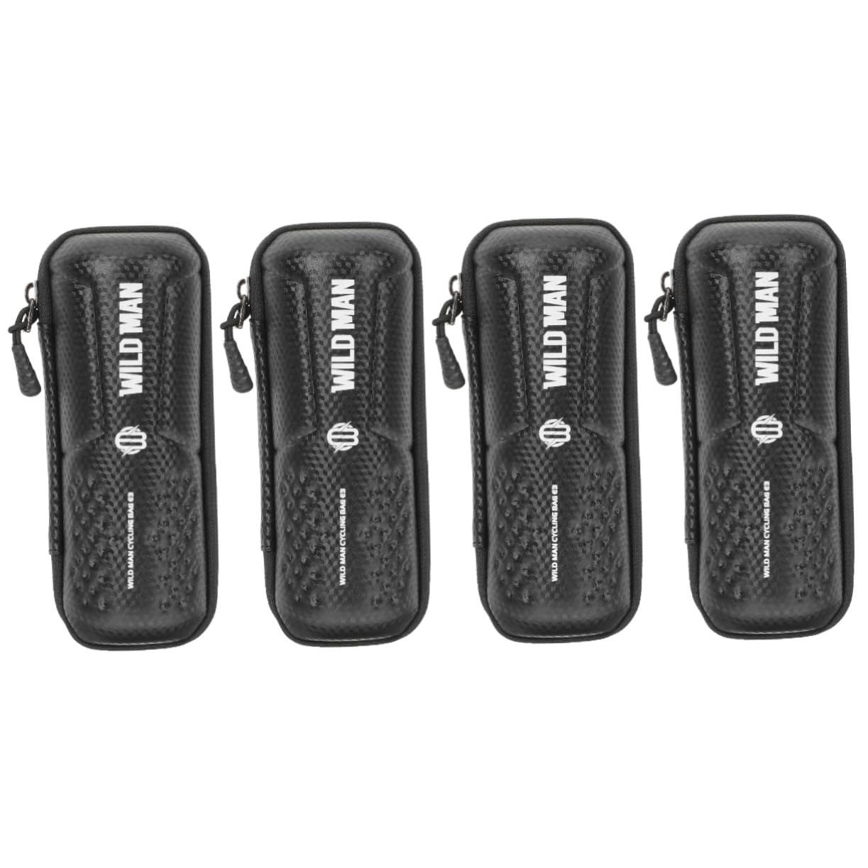 Toyvian 4pcs Daily Use Bike Tool Storage Bag Wear Resistant Front Frame Pouch for Tools and Gadgets Compatible with Bikes Easy Installation Stylish Design Pattern