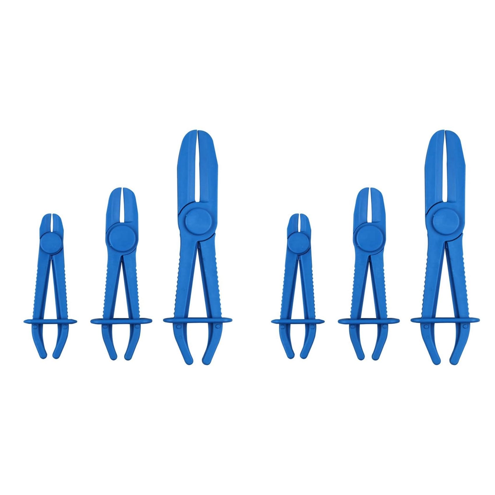 Jnchdghwa 6PCS Hose Pinch Off Pliers, Line Clamp Pliers Set for Flexible Hoses, Gas Lines, Radiator, Brake, Coolant