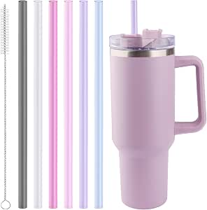 Joshey Replacement Straws for Stanley Quencher 40oz Tumbler, 6 Pack