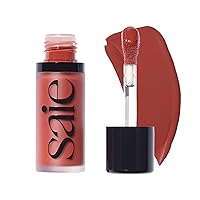 Vista 9 de Saie Rubor líquido de rocío para trío de mejillas, juego de rubor en crema hidratante con una fórmula mezclable + construible, rubores faciales