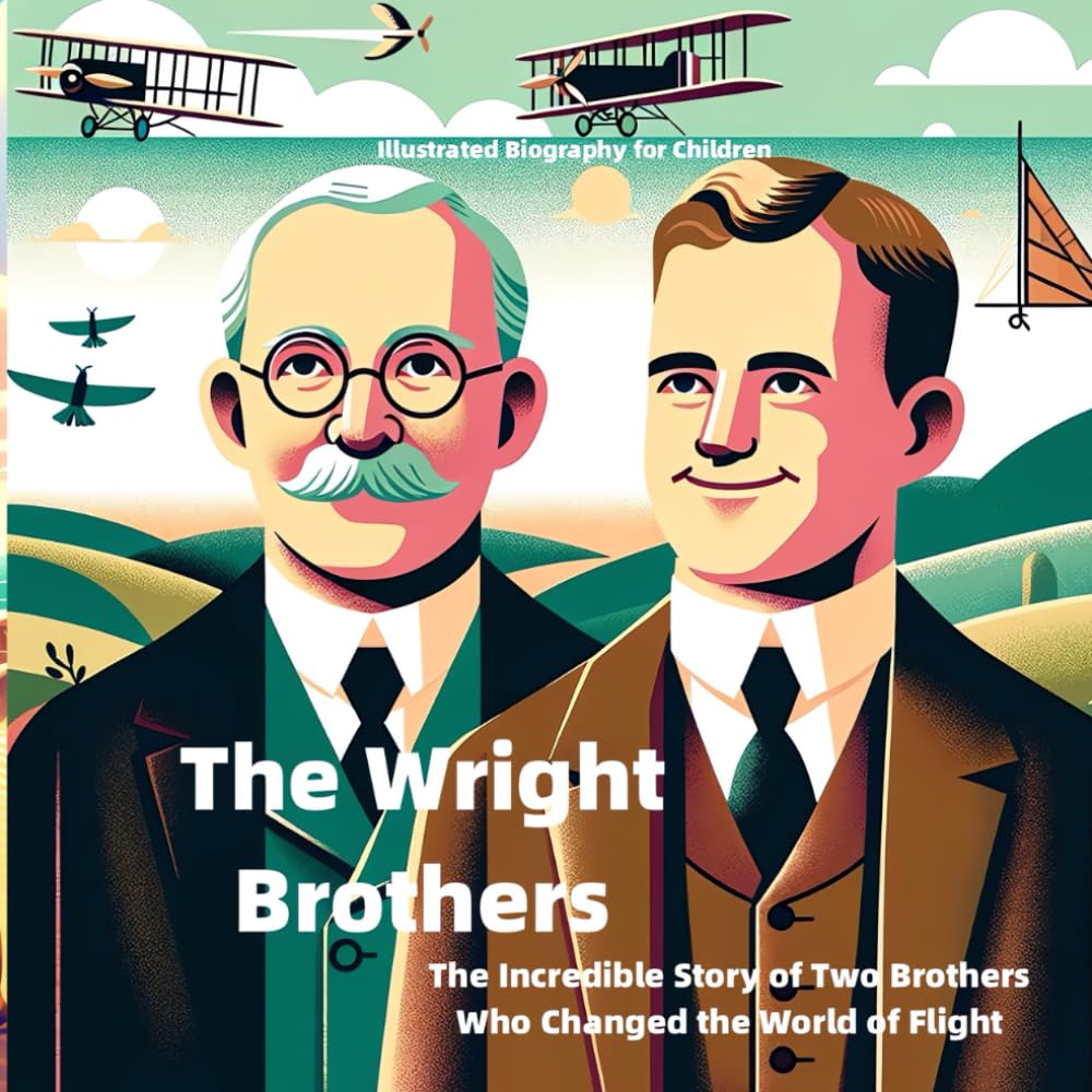 The Wright Brothers: Illustrated Biography for Children: The Incredible Story of Two Brothers Who Changed the World of Flight (Illustrated Biographies for Children)