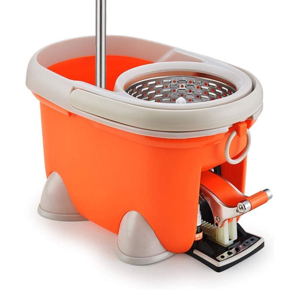 Rotary mop, Mop Bucket Rotating Drive Hand Wash Free