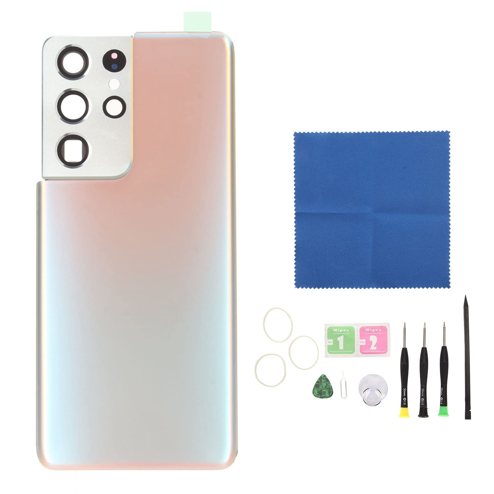 Amazon.co.jp: Galaxy S21 Ultra用背面ガラス、背面ガラスパネルカバー 