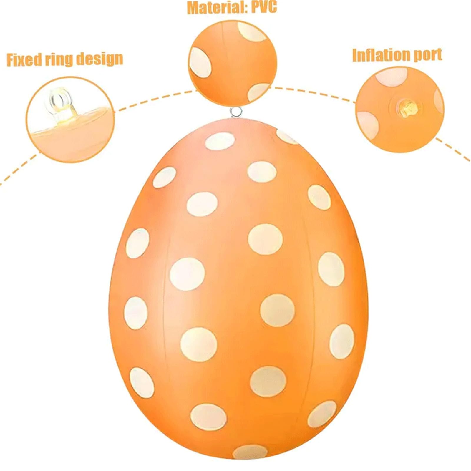 Ostereier Zum Aufhängen Draussen Outdoor Deko 61 cm 61 cm 21 in Mit Kordel Ostern Groß Easter Egg Befüllen Osterdeko Eier Pastell Bunte (12 Stücke)