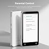 MP3 Player with Bluetooth and WiFi 4 Inch Full Touch Screen MP4 MP3 Player with Spotify Android Streaming Music Player Portable HiFi Sound Digital Audio Player with Speaker Silver-White