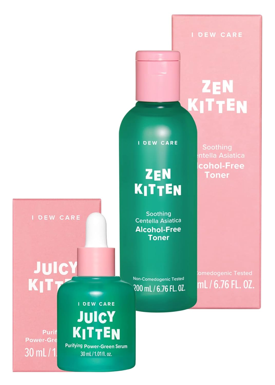 I Dew Care Face Serum Juicy Kitten + AlcoholFree Toner