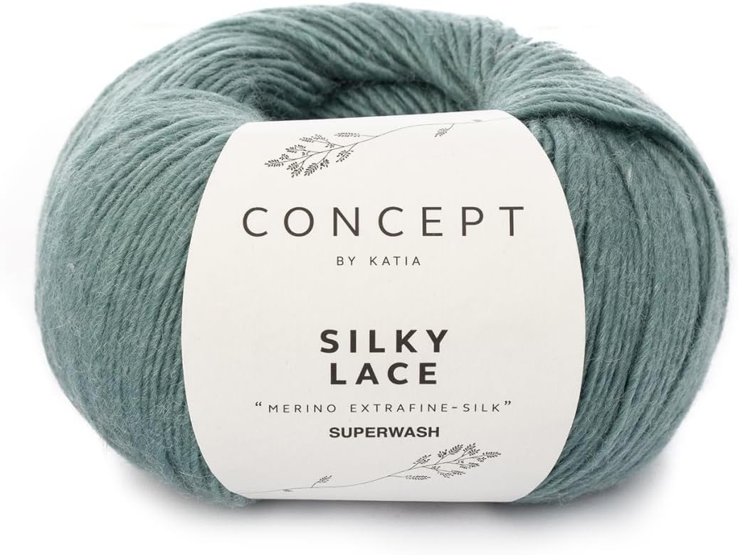Silky Lace "Merino-Extrafine - Silk" Superwash 170 Jade