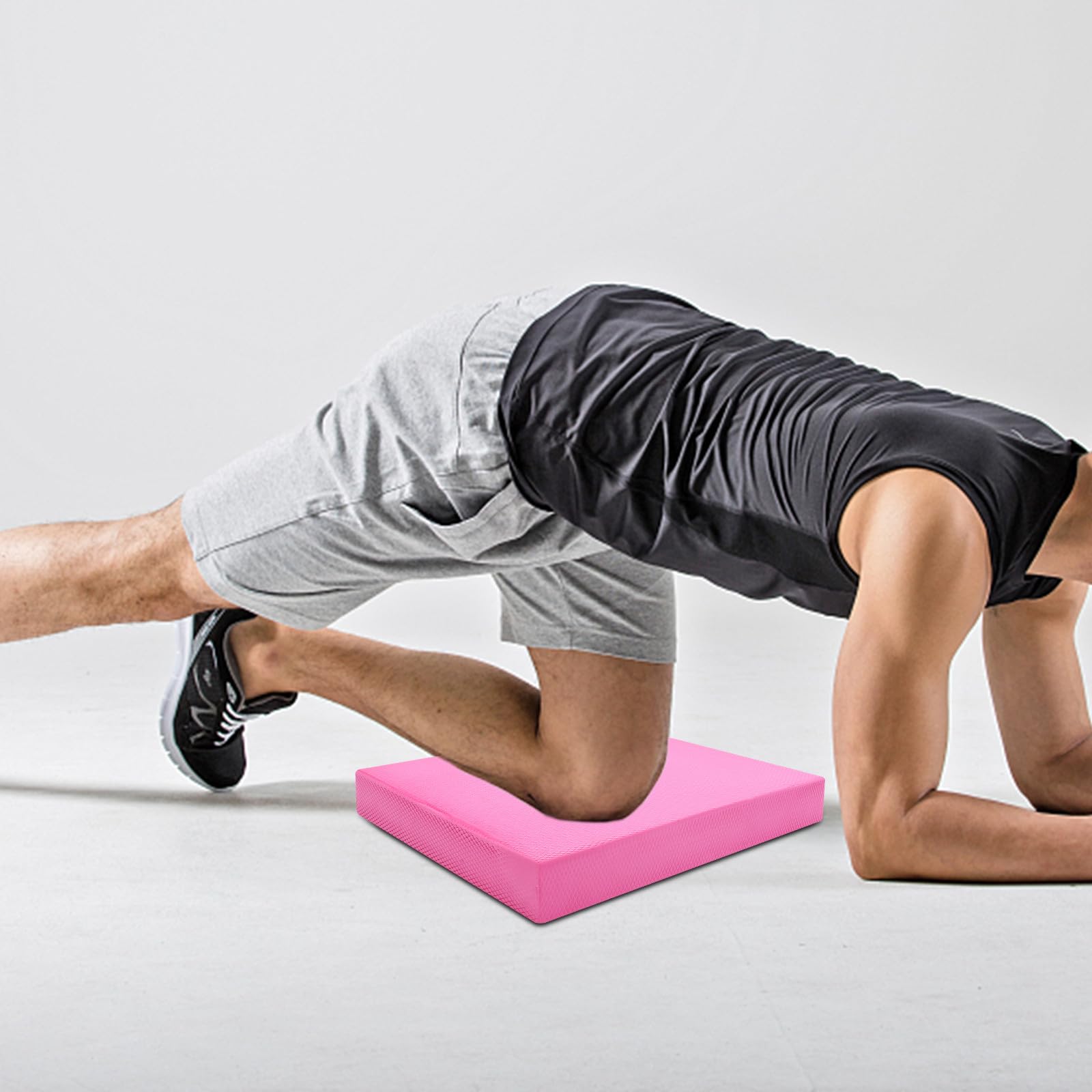 Alasum Cuscino Balance Pad in Tpe per Yoga e Fitness Supporto Stabilizzante per Gomiti e Caviglie, Antiscivolo e Morbido, per Allenamento a Casa e Riabilitazione