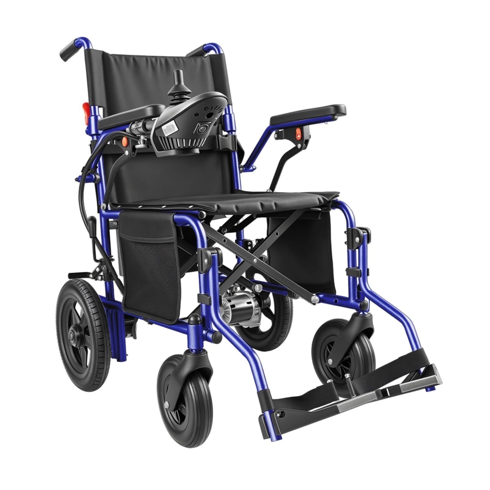 Sedia A Rotelle Elettrica Pieghevole, Carico Massimo Fino A 150 Kg, Motore Da 500 W, Batteria Al Litio 13 Ah, Autonomia Di 24 Km, Facile Piegare E Trasportare Comodo E Facile Da Usare