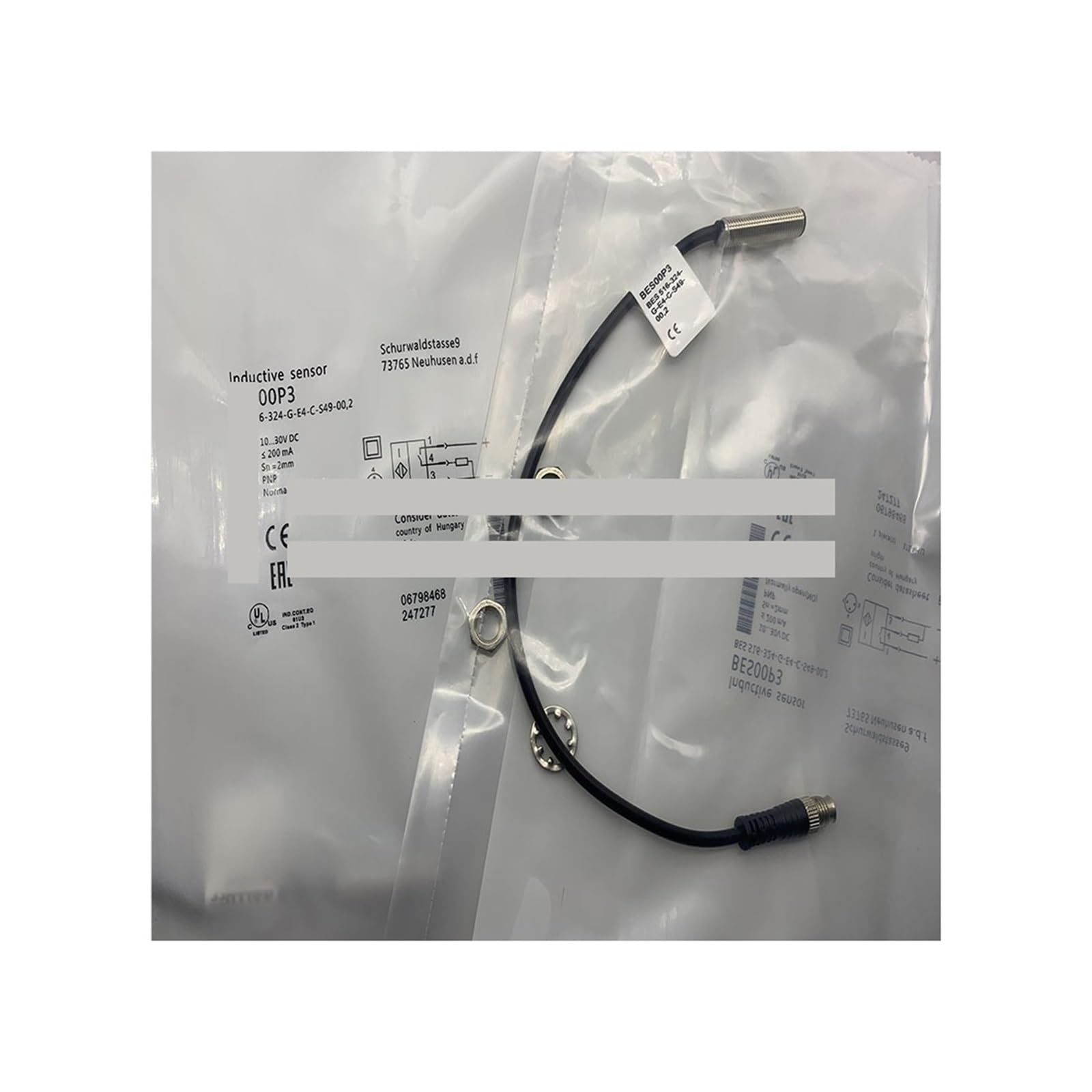 Capteur de proximité 516-324-G-E4-C-S49-00,3 à détection ultra précise