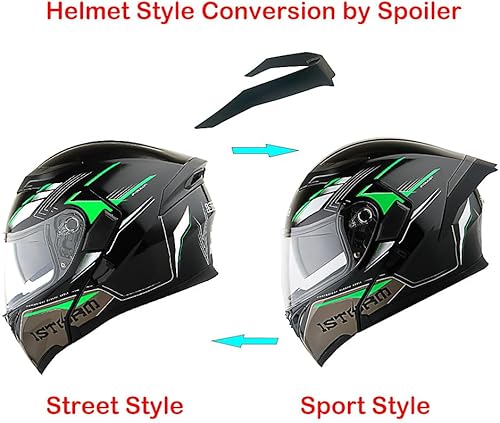 Miniatura 71 de 1Storm Motorcycle Modular Full Face Helmet Flip up Dual Visor Sun Shield: HB89 Arrow Pink Arrow Pink,Arrow Blue,Arrow Green,Arrow Orange,Arrow