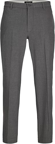 JACK & JONES Jpstkarl Jjbanks Chino Sn, Gris foncé, 30W x 32L