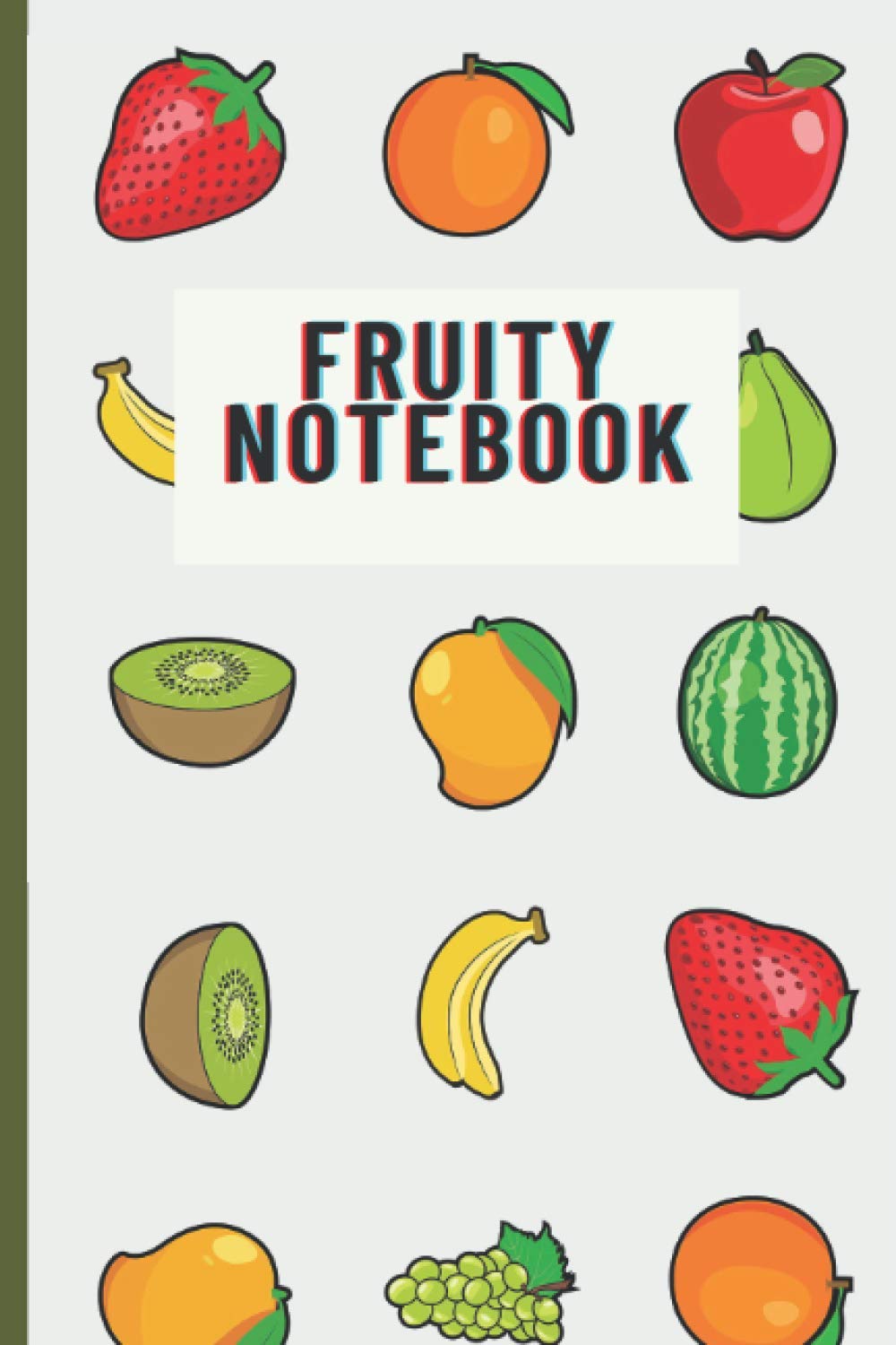 Fruity notebook: fruit composition notebook college ruled for school