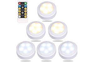 WRalwaysLX Remote Control LED Cabinet Push Light Pomos con Luz LED