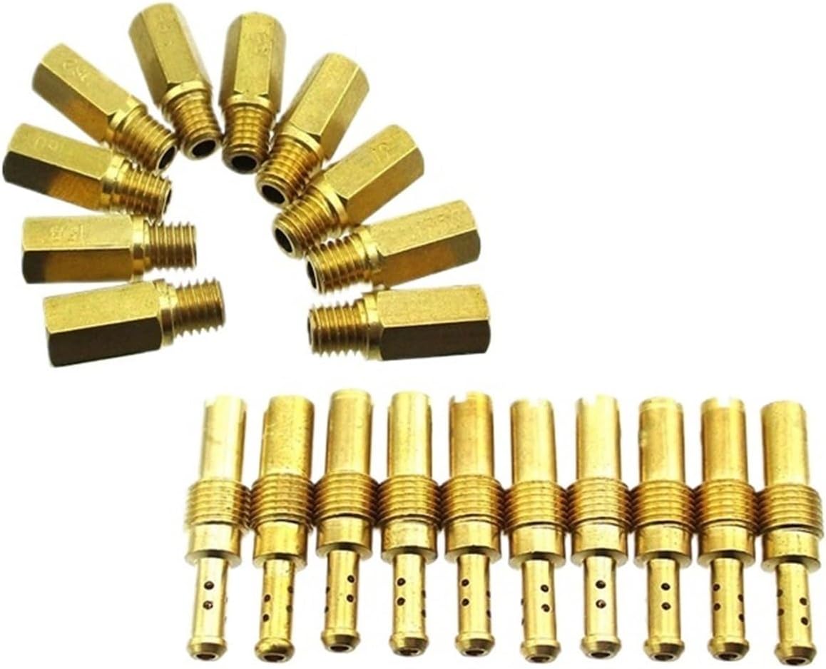 Carburetor Main Pilot Slow Jet Set for KN PWK PE OKO PD - Sizes 155 to 178 & 32 to 55, 100% New, Aluminum Construction