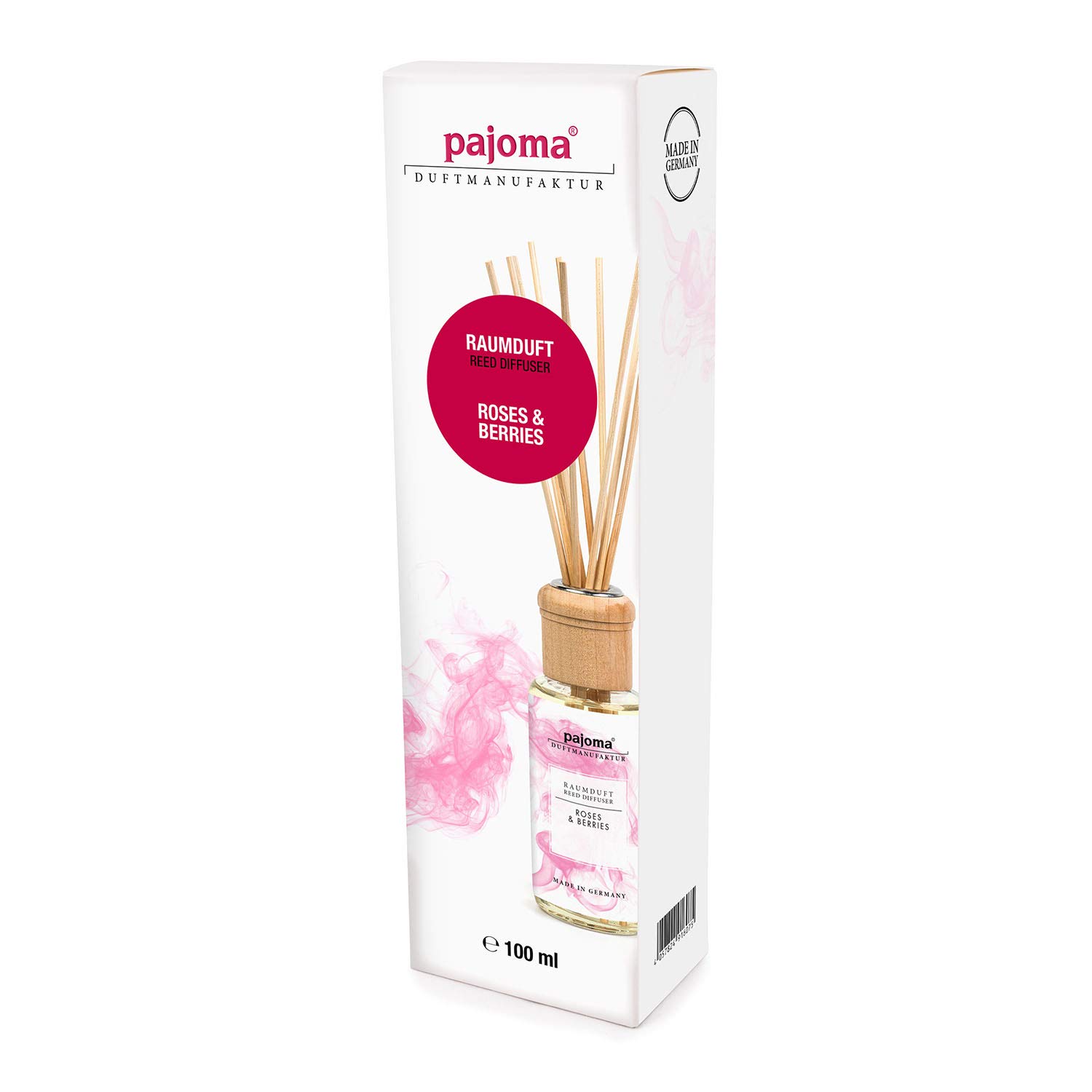 pajoma Zapach do pomieszczeń Roses & Berries, 1 opakowanie (1 x 100 ml) w opakowaniu na prezent