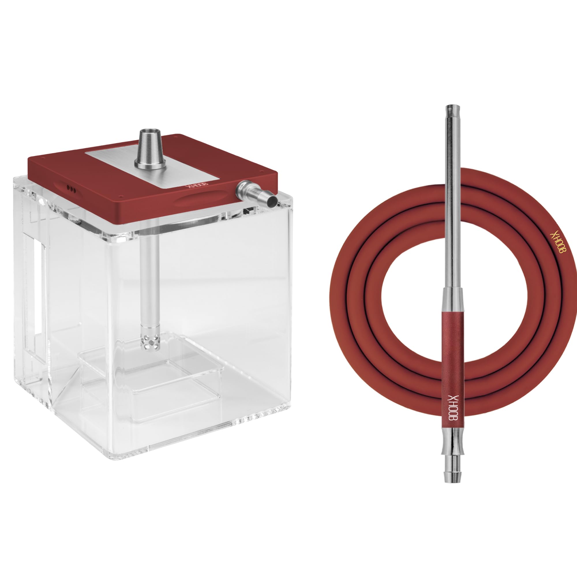 Hoob Atom Hookah Wine Red