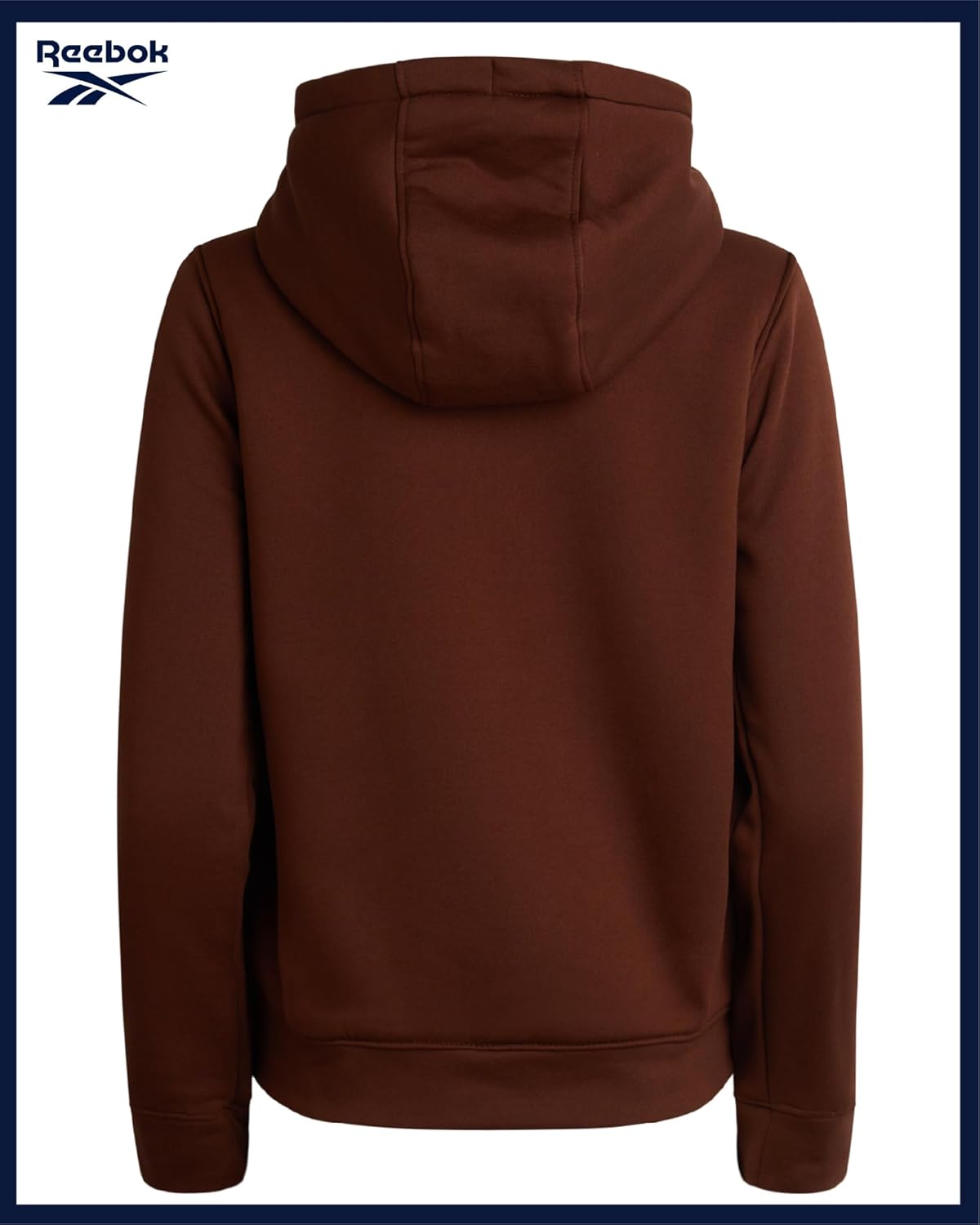 Reebok Womens Fleece Jacket - Warm Lightweight Faux Fur Sherpa Lined Zip Up Hoodie - Soft Hooded Winter Jackets for Women - Image 6