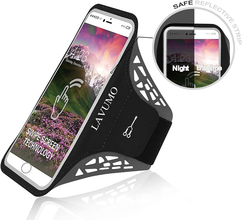 iPhone 7plus XS Running Armband for Google Pixel 2 LG V30 V20 iPhone 10 X 8 Plus 6s Plus 7 Plus Samsung Galaxy S8 S9 S7 S6 Note 5 4 3 J7 Women Men Arm Cell Phone Running Holder for Gym Workout Jogging