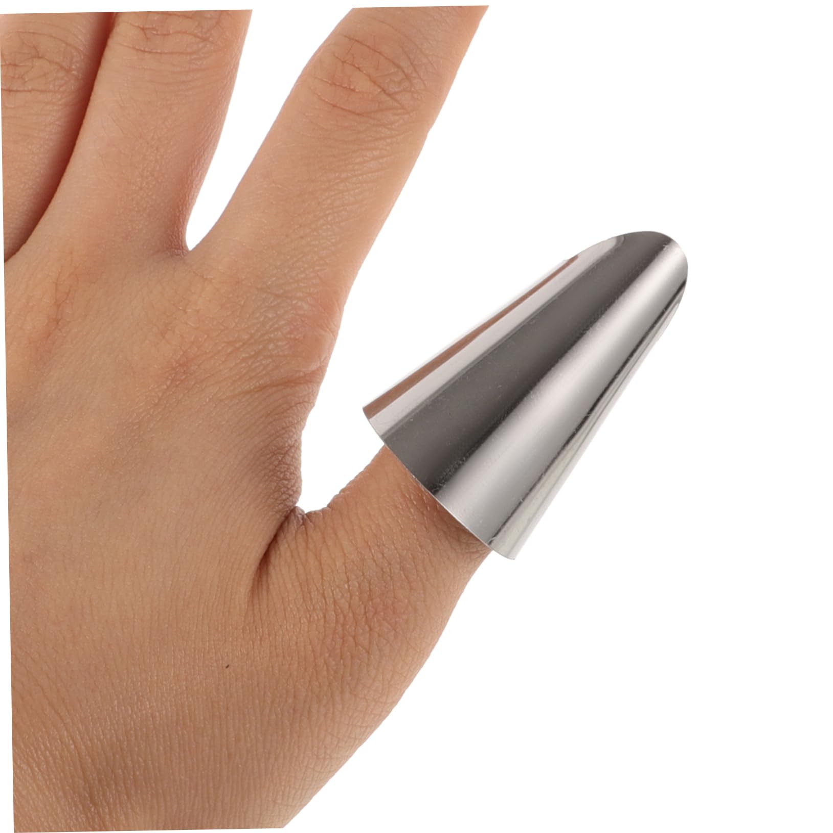 Ipetboom Gardening Essential: 20pcs Stainless Steel Thumb Cutters Plant Tool Finger Protector for Fruits Veggies