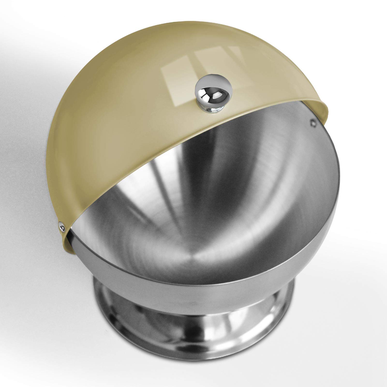 Floordirekt Boule à Sucre Couvercle Rabattable Avec Poignée - Design Élégant Beige