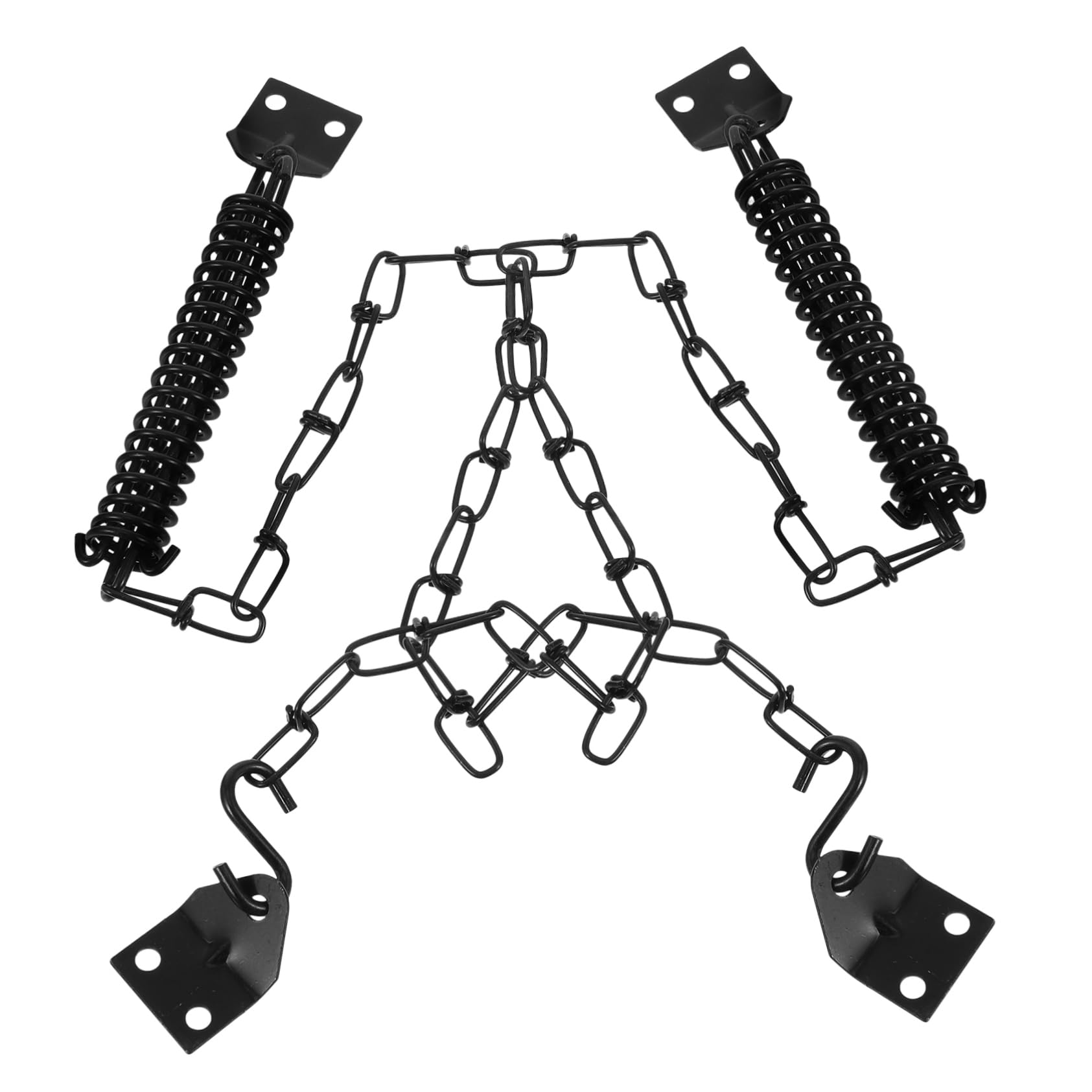 Cerradura de cadena de seguridad robusta y moderna con diseño reforzado