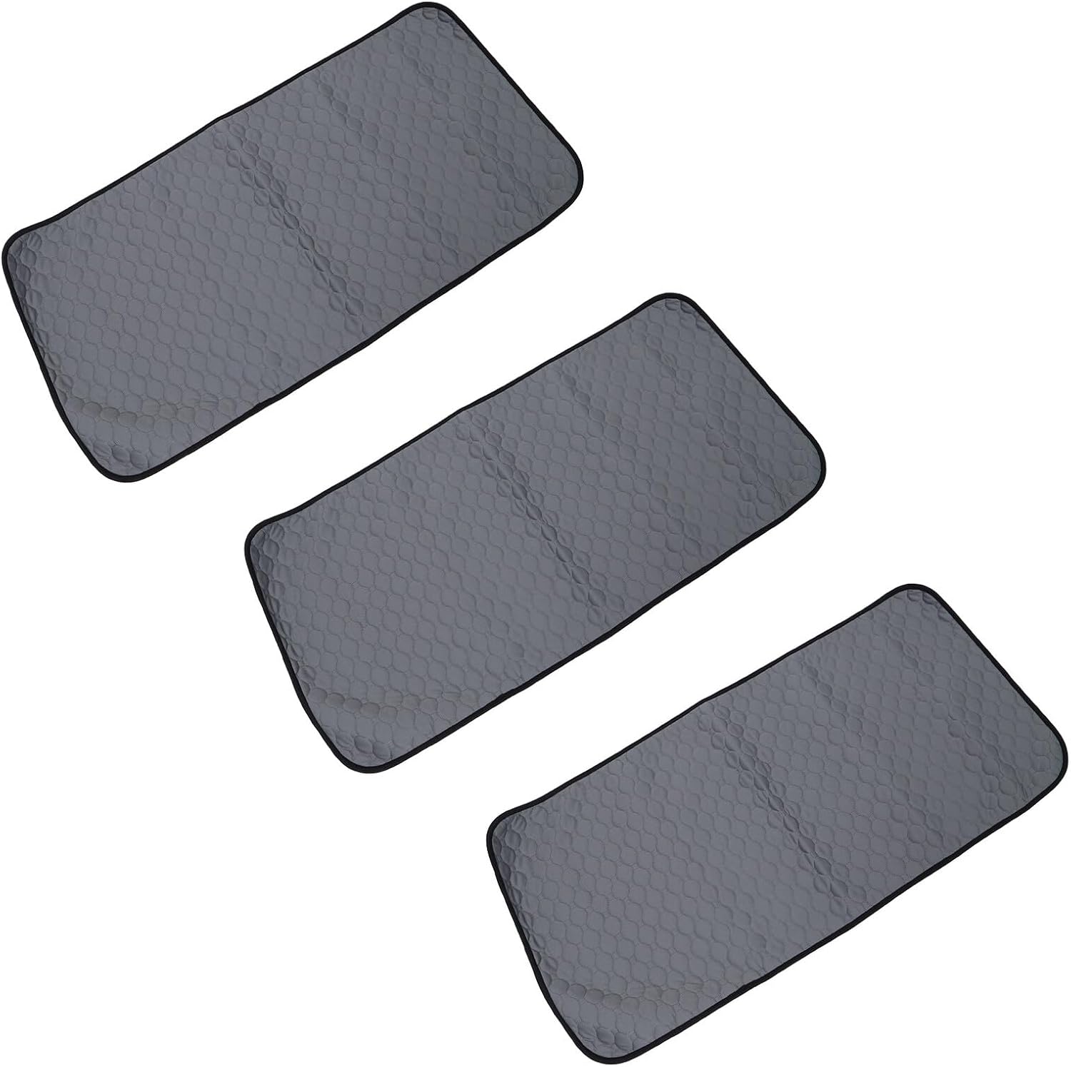 3pcs Washable Pet Puppy Pads Waterproof Dog Training Mat Non-Slip Absorbent Reusable Pet Toilet Pads 60x120cm for Small Dogs and Puppies Indoor Housebreaking