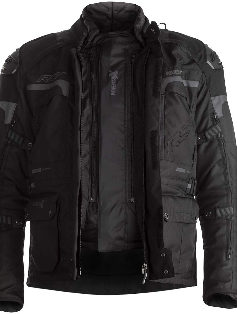 RST Pro Series Adventure-X CE Mens Black Textile Motorcycle Jacket 40 — view 8