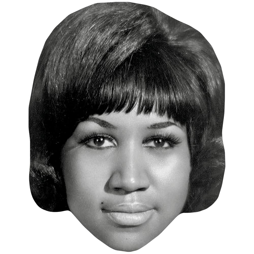 Aretha Franklin (Fringe) Celebrity Mask, Flat Card Face, Fancy Dress Mask