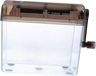 HONMEET Destruidora De Papel Destruidora De Escritório Doméstico Destruidora De Papel Manual Destruidora De Papel Para Escritório Doméstico Destruidora De Papel Doméstico Resistente Mini