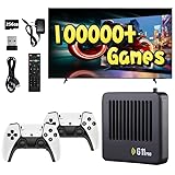 All8bit G11 Pro Game Box,Built-in 100,000+ Games, 60 Emulators,Retro Gaming Console with 2.4g Wireless Dual Controllers, HDMI Output,Plug & Play Video Games for TV,Retro Gamer Pro（256G）