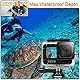 Wasserdichtes Unterwassergehäuse für GoPro Hero 13 12 11 10 9, Schwarz, Schutzhülle mit Halterung für Go Pro 13 12 11 Schwarz 10 9, 40 m