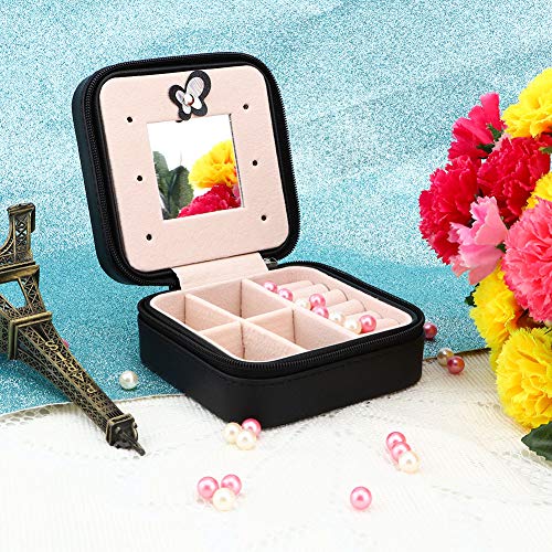 Preisvergleich Produktbild Raguso Pu Leder Aufbewahrungsbox Schmuck Aufbewahrungsbox Geschenke Halskette(Double-Layer Paris Tower)
