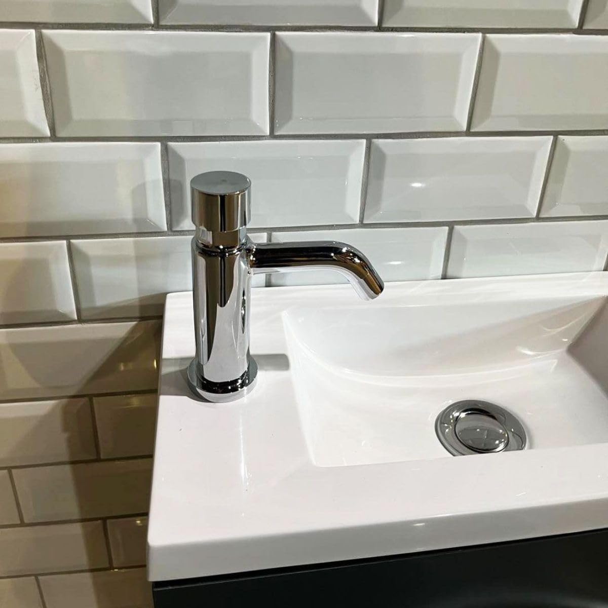 Essebagno Cilindro robinet lave-mains chrome eau froide