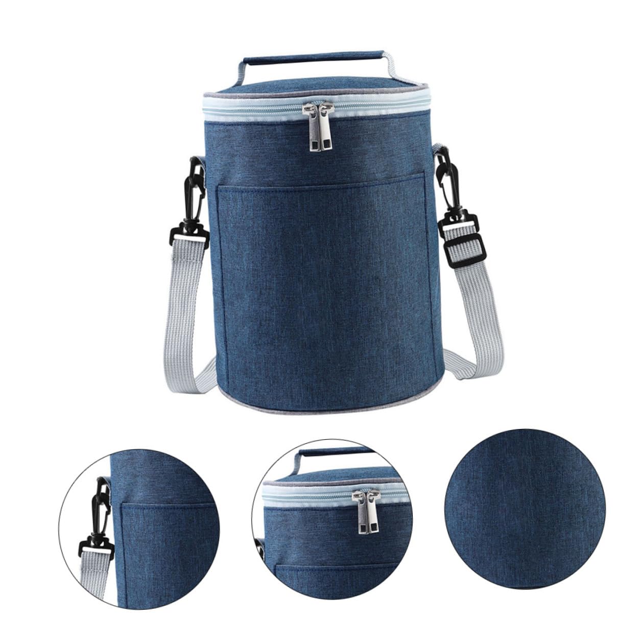 Isoliertasche aus Oxford Gewebe Thermotasche mit Aluminiumfolie Kompakt und Leicht für Camping und Takeaway Lebensmittel Tragetasche