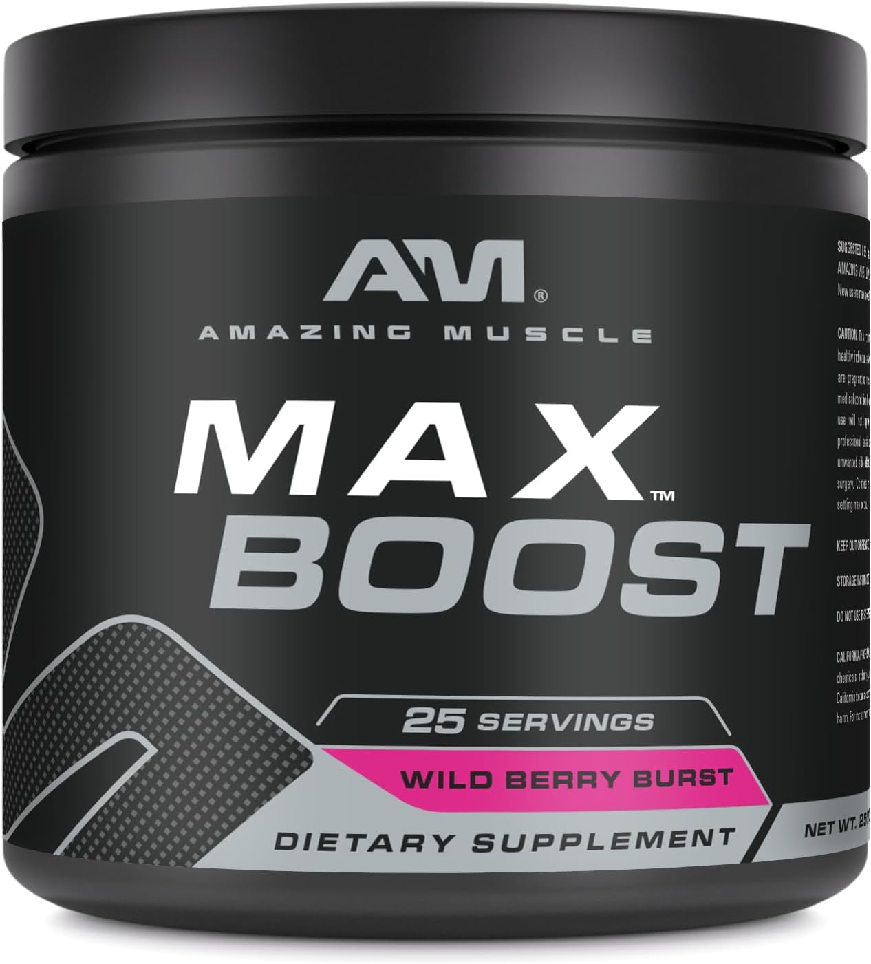Amazing Muscle Max Boost 25 Servings Intense Pre